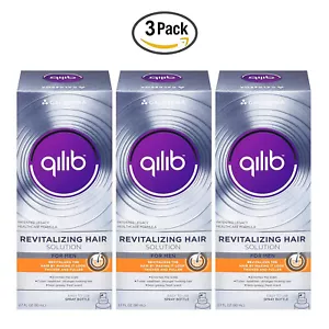 Qilib Revitalizing Hair Solution For Men Fresh Scent - 2.7 fl. oz. (Pack of 3) - Picture 1 of 4