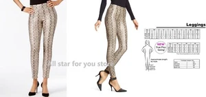 Hue Leggings Python geprägte Kunstlederleggings XS, S, M, L, XL - Bild 1 von 3
