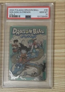 PSA10 Dragon Ball Itajaga 5-30 SEC Son Goku & friends - Foto 1 di 2