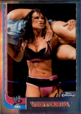 Victoria 2008 Topps Heritage Chrome WWE Diva Card #69 - Image 1 of 2