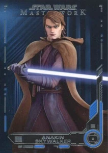 Star Wars Masterwork 2019 Blue Base Card #61 Anakin Skywalker - Picture 1 of 1