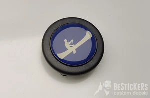 Fiat Panda 4x4 sisley CANOA puch horn button claxon clacson volante Steering - Picture 1 of 2
