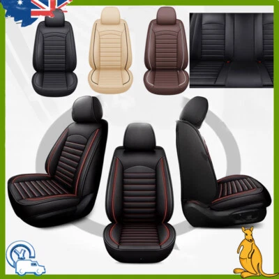 2025 PU Leather Seat Covers Full Set/Front 2/5-seats Cushions Accessory For KIA - image 1 of 4
