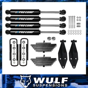 3" Front Leaf Pack Lift Kit w/ Pro Comp Shocks Fits 1999-2004 Ford F350 4X4 - Picture 1 of 10