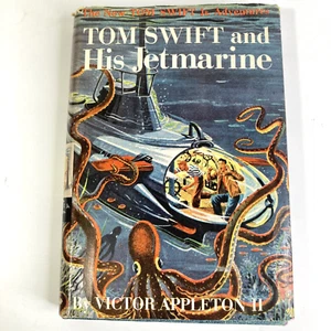 Tom Swift and His Jetmarine by Victor Appleton II HC 1954 Vintage w/ Dust Jacket - Imagen 1 de 14