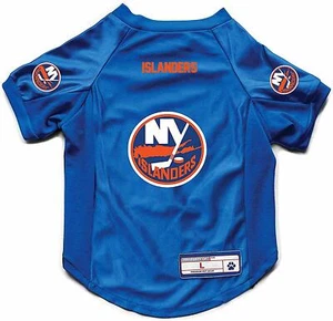 JERSEY ELÁSTICO DE LUJO PERRO GATO DE LOS NEW YORK ISLANDERS XS PEQUEÑO MEDIANO GRANDE XL GRANDE - Imagen 1 de 2