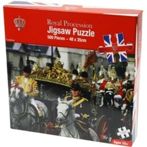 Royal Procession London 500 Piece Jigsaw Puzzle Puzzle World- New/Sealed - Picture 1 of 3