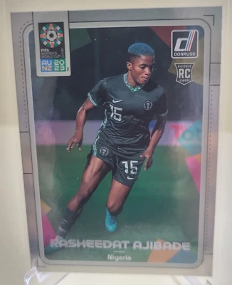2023 DONRUSS FIFA WOMENS WORLD CUP RASHEEDAT AJIBADE RC SILVER PARALLEL #125 - Image 1 of 2