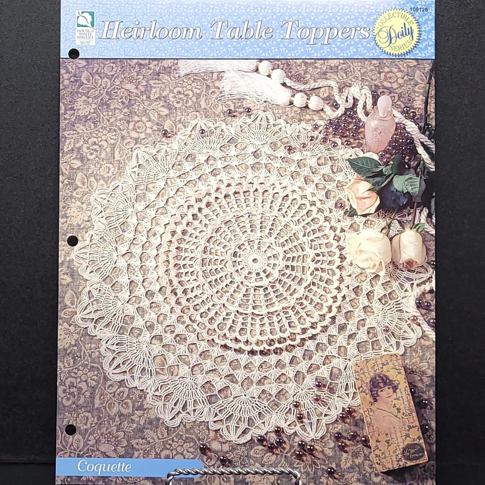 Coquette Thread Crochet Doily Single Pattern House Of White Birches 109128 - Image 1 of 1