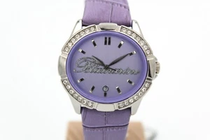 Orologio Blumarine Cinturino Pelle Stampa Cocco Viola Brill Fashion Idea Regalo - Imagen 1 de 4