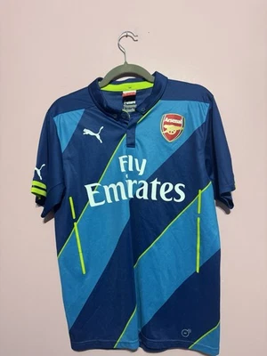 Maillot de foot arsenal bleu taille S en excellent état - Photo 1/4
