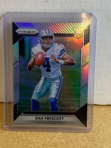 2016 Panini Prizm Football Rookie Silver Day Prescott Dallas Cowboys - Picture 1 of 2