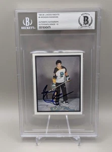 HOF BRENDAN SHANAHAN signed 1985 LONDON KNIGHTS ROOKIE CARD RC BECKETT 10 (BAS) - Bild 1 von 3