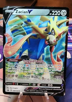 Zacian V SWSH018 SWSH: Sword & Shield Promo Cards Holo - Image 1 of 2