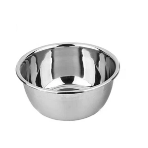 Mixing Bowls Stainless Steel 8.5QT Salad Metal Basin Heavy Duty Deeper Edge - Picture 1 of 7