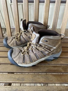 Botas de senderismo Keen Voyager para hombre talla 11,5 marrón con cordones buenas a excelentes usadas - Imagen 1 de 13