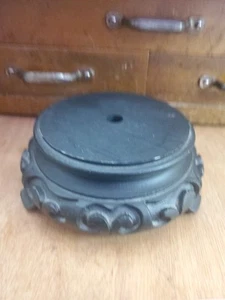 Base Lámpara Estatuilla Expositor Pedestal Oriental Planta Soporte 5.5" DY445 - Imagen 1 de 5