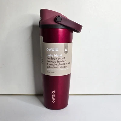 Owala 30 oz Special Holiday Edition 2025 FreeSip Water Bottle - Poinsettia - NEW