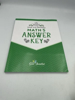 The Good And The Beautiful Simply Math 5 Answer Key Homeschool Book - Image 1 of 2