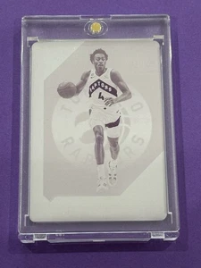 SCOTTIE BARNES - 2023-24 NATIONAL TREASURES NOIR MAGENTA PRINTING PLATE 1/1 - Picture 1 of 2