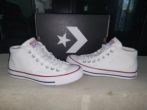 Baskets Converse Chuck Taylor All Star Madison femme 11 mi-haut en toile blanche - Photo 1/9