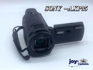 SONY FDR-AXP35 4K Video Camera Handycam 10x Optical Black Beautiful - Picture 1 of 11