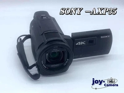 SONY FDR-AXP35 4K Video Camera Handycam 10x Optical Black Beautiful - Image 1 of 4