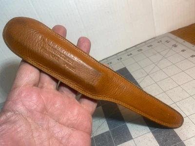 复古 Dexter L.L. Bean Inc. 渔民狩猎厨房刀仅皮革鞘 — 第 1/4 张图片