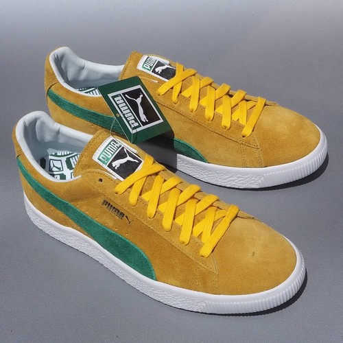 Deadstock Puma scamosciato vintage Mij Retro Spectra giallo verde amazzonia 380537 03 Us8 5
