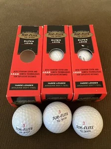 TOP FLITE XL3000 PALLINE DA GOLF SUPER LUNGHE - CONFEZIONE DA 3 - 9 PALLINE nuove in scatola - Foto 1 di 3