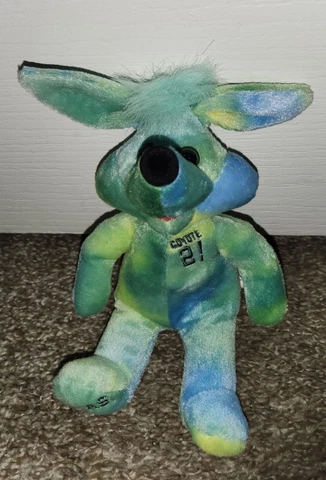 San Antonio Spurs 2008 NBA Plush Tie Die Mascot Coyote 9 inch Cover