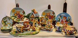 Teeservice Kinder Bär Frühling Teeservice 20 Teile Keramik Vintage 1996 von Mercuries - Bild 1 von 23