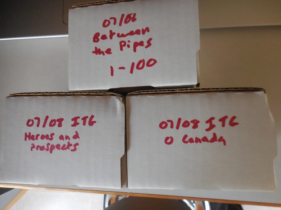 2007/2008 In The Game Hockey base and insert's BTP, H&P and O' Canada U PICK - Image 1 of 4