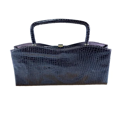 ESTATE MCM MILLAY Womens Handbag  Purse BROWN w Hard Handle - Image 1 of 4