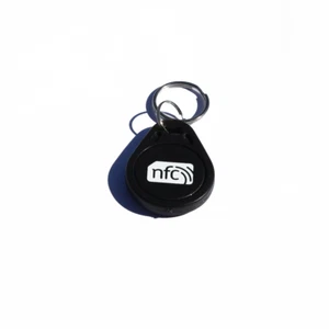10 NFC Czarne breloki ABS / breloki NXP NTAG213 współpracuje z Androidem i IOS - Zdjęcie 1 z 2