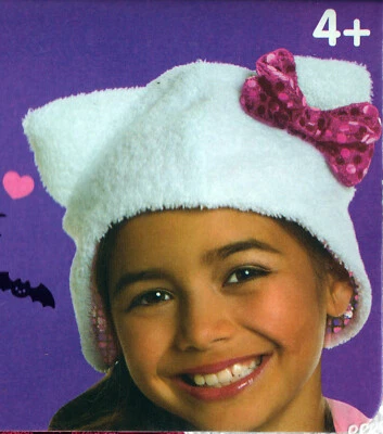 Chapéu com capuz Rubie's Hello Kitty com laço rosa acessório fantasia de Halloween - Imagem 1 de 4