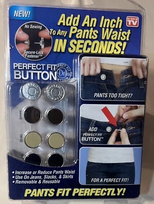 Perfect Fit Button As Seen On TV Instantly Adds an Inch to Pants Waistband - Image 1 of 4