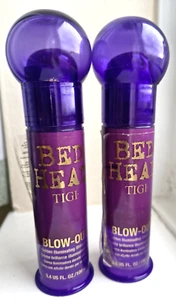 2 X TIGI Bed Head Blow Out Golden Illuminating Shine Blow Dry Cream 100ml, READ - Picture 1 of 1