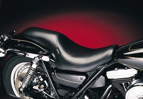 Black Smooth Le Pera Silhouette Seat Saddle For 82+ Harley FXR 27063 - Image 1 of 1