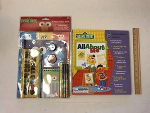 All About Me (123 Sesame Street) With Sesame Street Bonus 11 Piece Office Pack - Picture 1 of 10