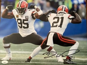 Denzel Ward Autographed Signed Cleveland Browns 11x14 Photo JSA COA - Picture 1 of 3
