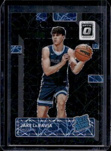 2022-23 Donruss Optic Jake LaRavia Black Velocity Prizm Rated Rookie #12/39