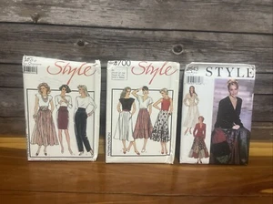 style sewing patterns 1286/ 4700/ & 2543 Misses’ skirts & jacket various sizes - Picture 1 of 6
