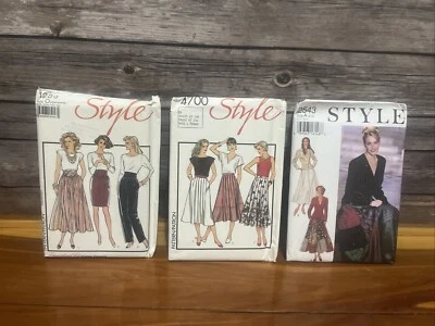 style sewing patterns 1286/ 4700/ & 2543 Misses’ skirts & jacket various sizes - Image 1 of 4