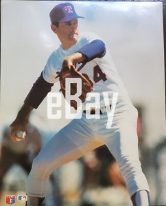 Nolan Ryan 1990 TV Sports Mailbag 8x10 Stat Card #E - Texas Rangers