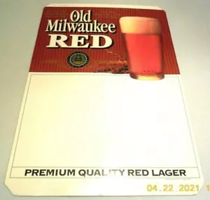 Altes Milwaukee Rotbier Poster 19 1/2 x 13 1/4 Vintage Ende 90er unbenutzt - Bild 1 von 2