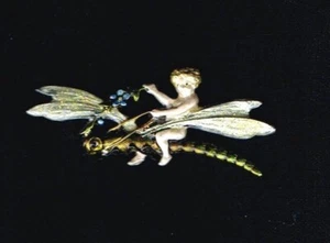 Fairy on Dragonfly 50mm Susan Clarke Originals - Picture 1 of 1
