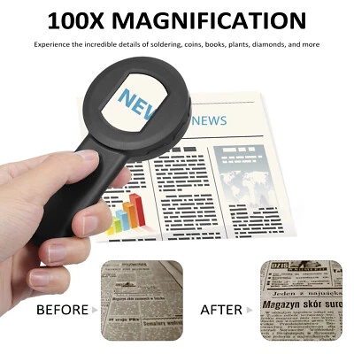 Digital Magnifier with 2.0inch IPS Screen 100X Magnifying Glass C1B4 - Image 1 of 4