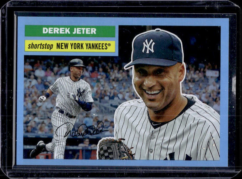 2023 Topps Archives Derek Jeter Blue Parallel #14/25 New York Yankees