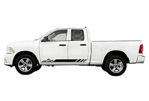 2 PCS Mountain Stripes Graphics Decal For Dodge Ram 1500 2500 Side Vinyl Sticker - Picture 1 of 10